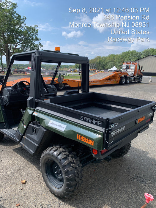 2021 Yanmar YU1000 Canopy, Steel Wheel, Poly WindShield, Beacon, Backup Alarm