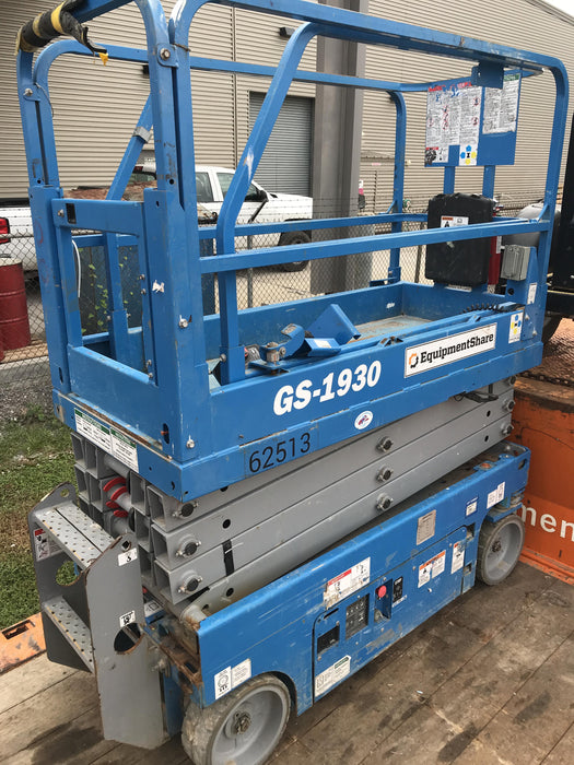 2020 Genie GS-1930 Solid Non Marking Tires, Beacon, Folding rails with half height swing gate
