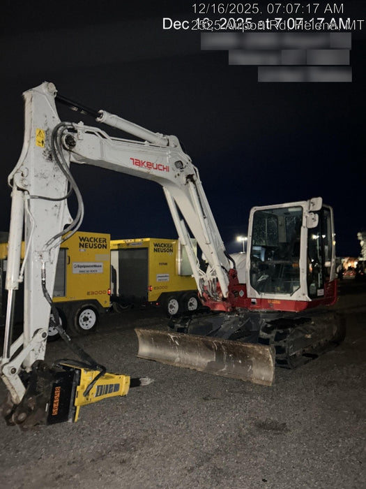 2020 Takeuchi TB290C Cab/Heat/Air, Rubber Tracks, Manual TAG QC