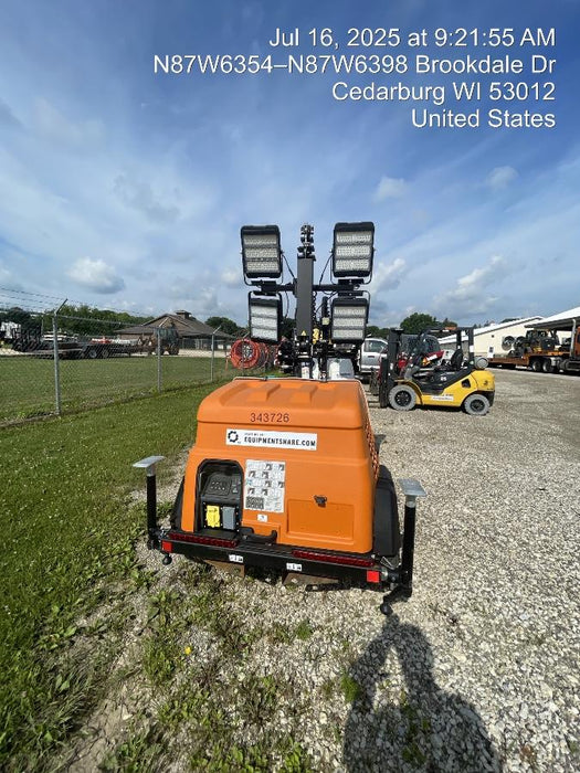 2023 Generac MLT2 Diesel, Flex Switch 120V Input, Powerzone Controller, (4) 320W LED Lights, 4kW Generator, 39.9 Gal Fuel Tank, 2" Ball, T3
