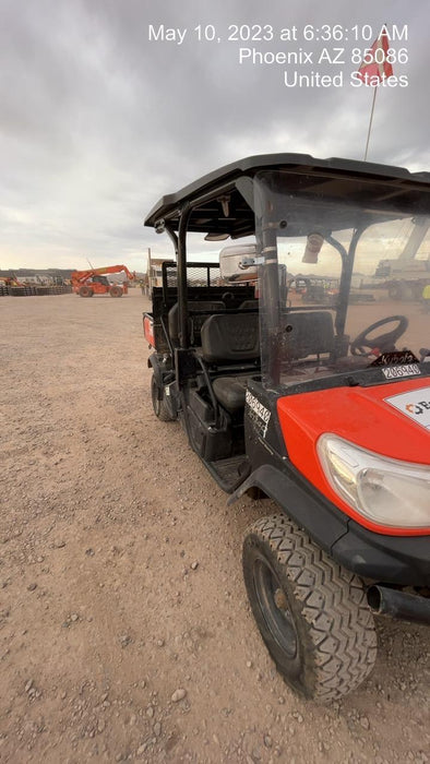 2022 Kubota RTV-X1140W-H Plastic Canopy, Windshield Acrylic Clear, LED Strobe Light, Wire Harness Kit, Back up Alarm