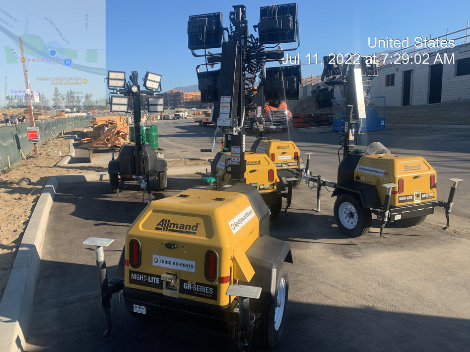 Allmand NLV3GR 3kW Light Plant - LED