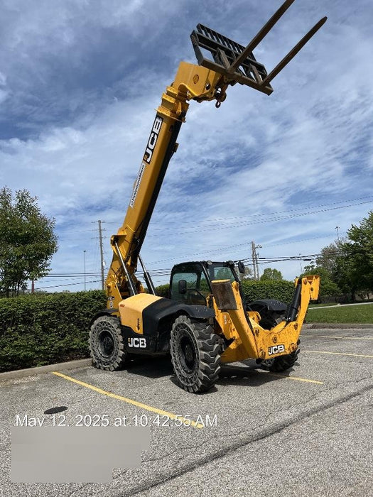 2020 JCB 510-56 Cab/Heat/Air, Solid Tires, Work Lights, Beacon, Aux Hydraulics, Back up Alarm, Lifting Eye, ES Decals
