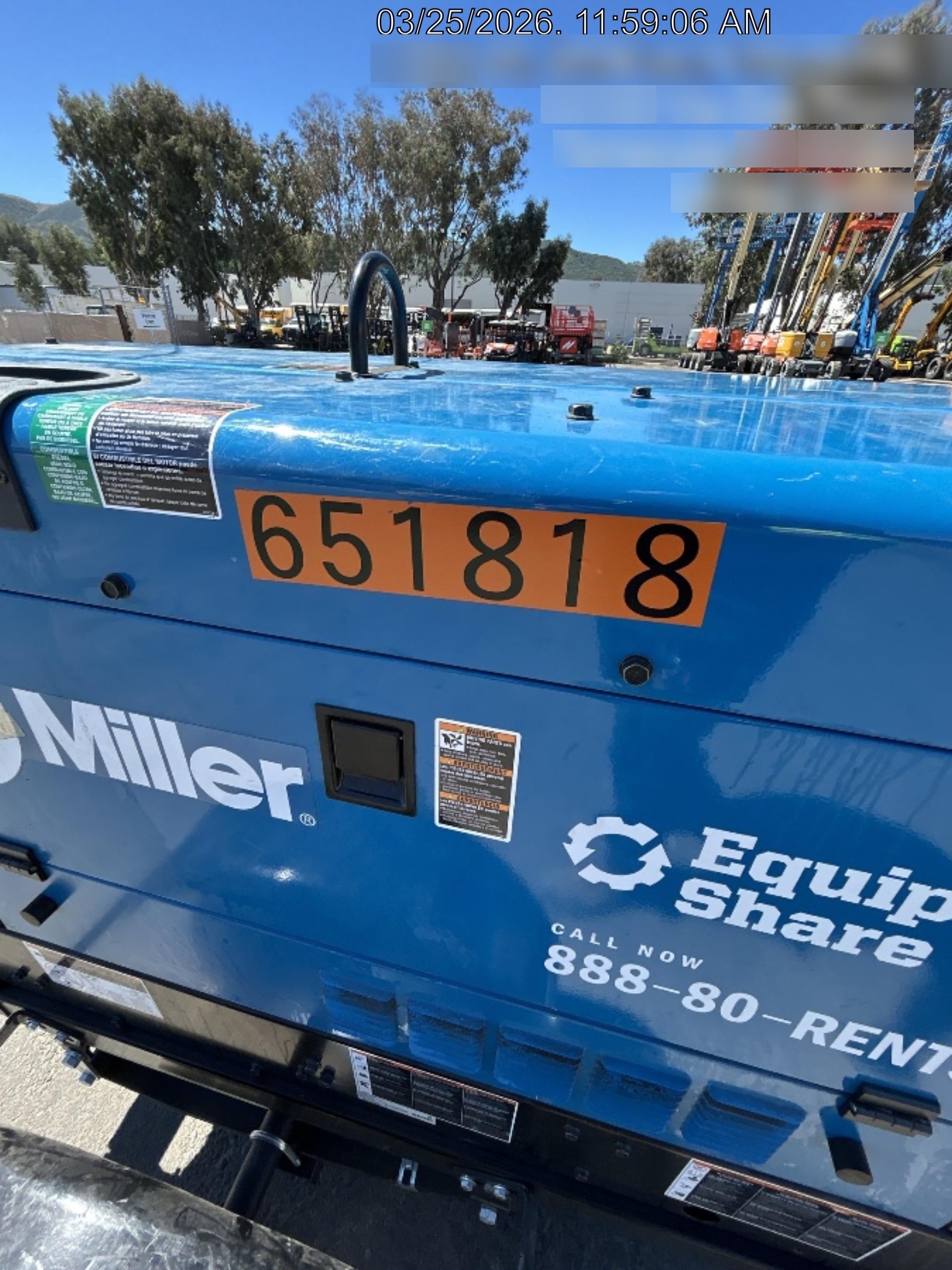 2026 MILLER ELECTRIC BIG BLUE 400