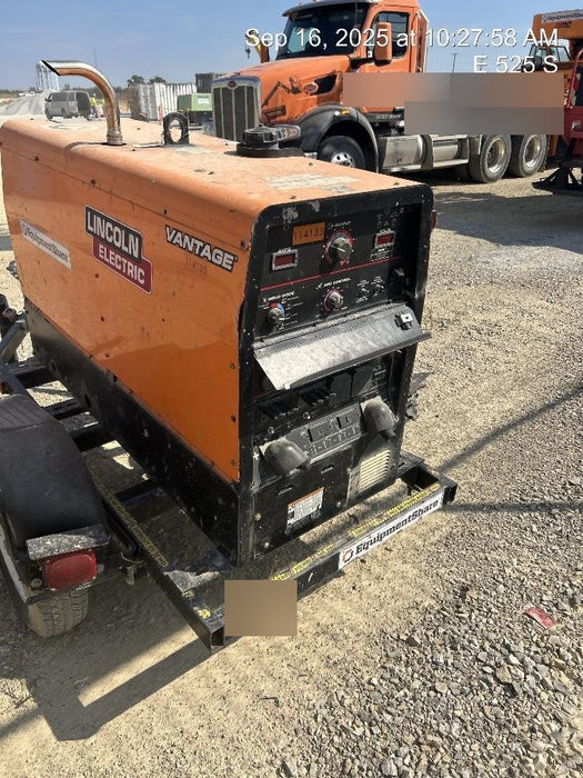 2021 Lincoln Electric Vantage 322 Vantage 322 Ready Pak 3 w/ Decals, ORANGE (includes trailer, cable rack, fender light kit) NO Telematics