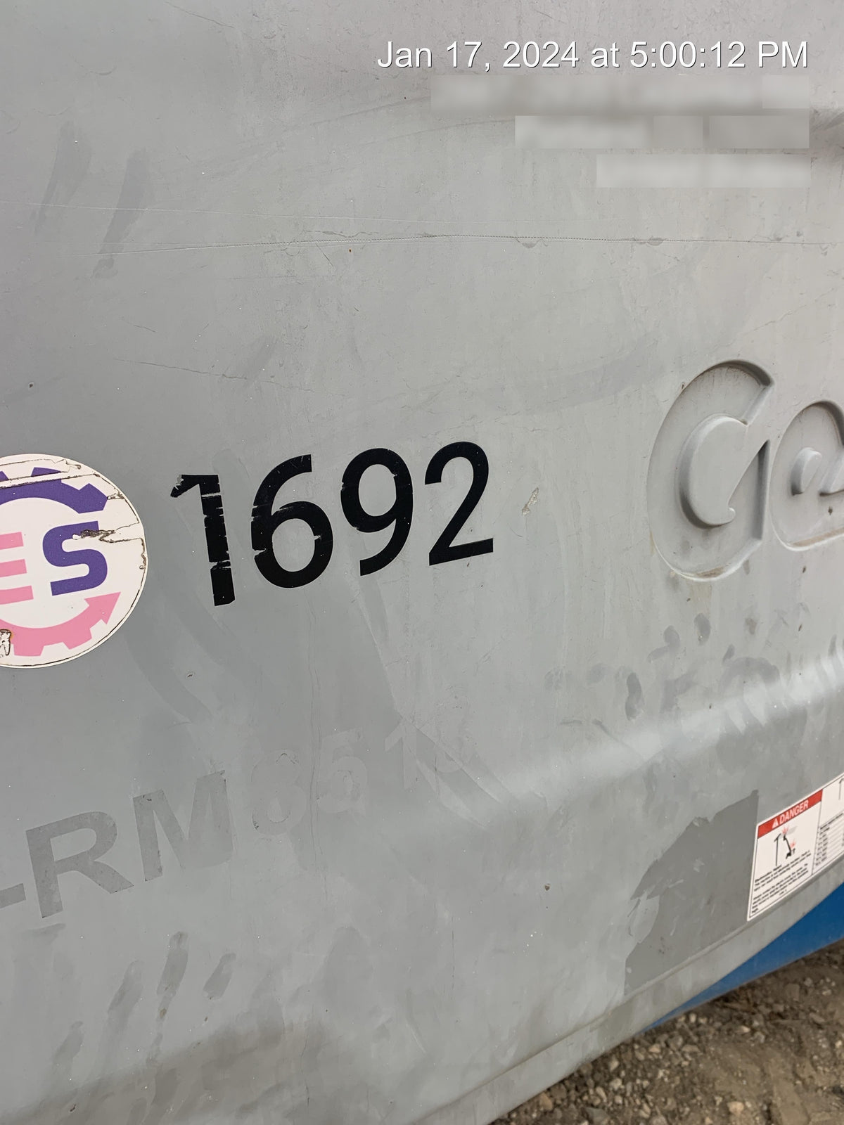 2016 GENIE S-85