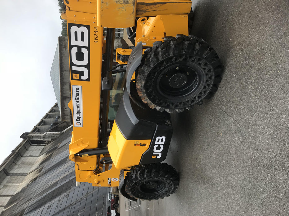 2018 JCB 510-56 74 HP w/CAB/HVAC, Beacon, Worklights, Aux Hydraulics, Solid Tires
