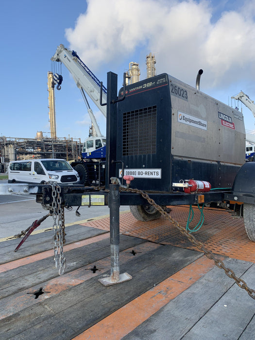 2019 Lincoln Electric Vantage 322 Lincoln Vantage 322 Welder w/Trailer, Light Kit, Cable Rack