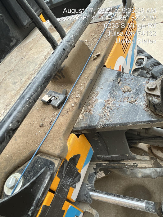 2022 JCB 19C-1E Canopy, Rubber Track, Beacon, Dipper, WL, Coupler, ES Decals