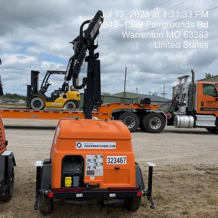 2023 Generac MLT2 Diesel, Flex Switch 120V Input, Powerzone Controller, (4) 320W LED Lights, 4kW Generator, 39.9 Gal Fuel Tank, 2" Ball, T3