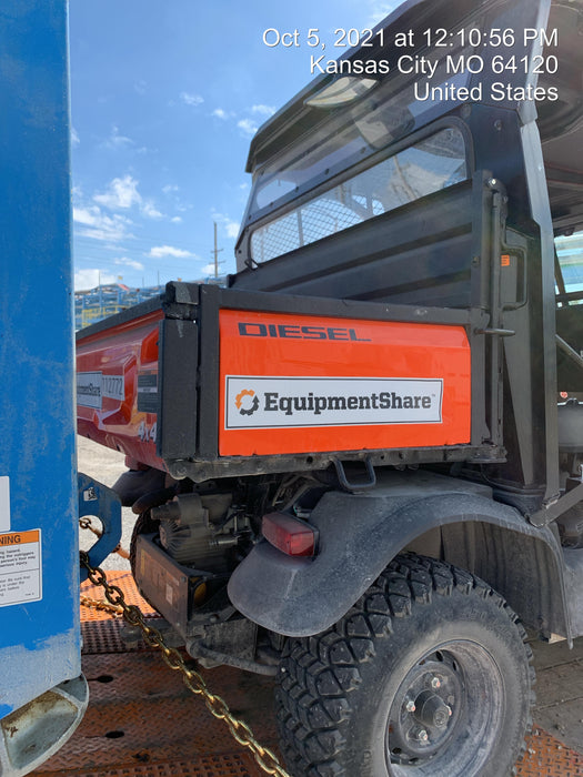 2020 Kubota RTV-X1140 4 Seat UTV, 4WD, Canopy, Standard Rental Spec