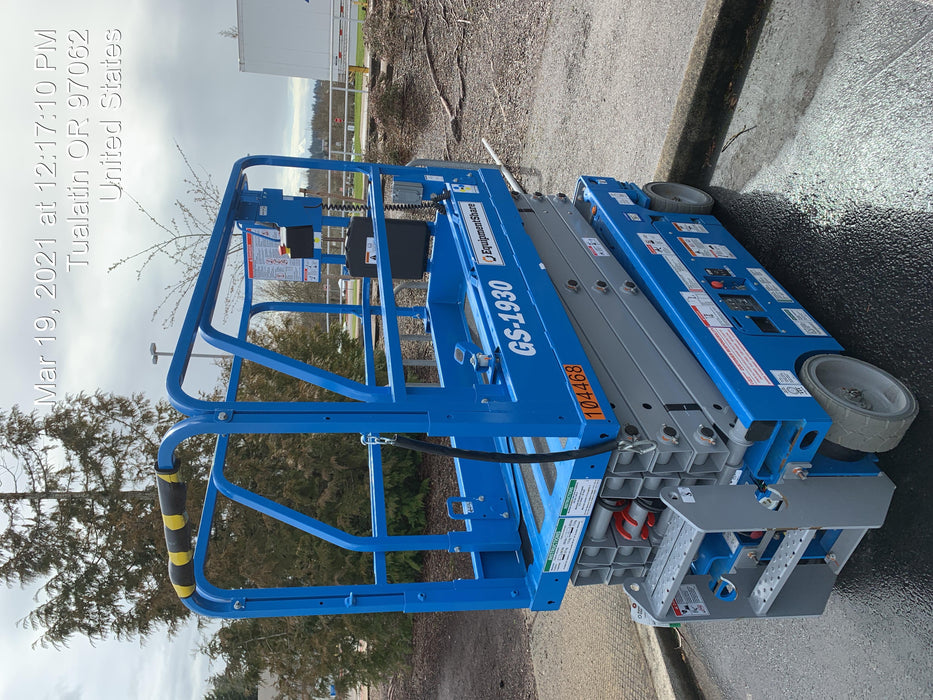 2020 Genie GS-1930 Standard Machine, 800W Inverter