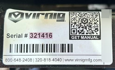2026 VIRNIG 36" V20 CUL ROOT RAKE GRAPPLE