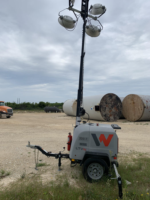 2018 Wacker Neuson LTV6L-MH Wacker Neuson LTV6L Mobile Light Tower w/Fuel Level Sensor Installed