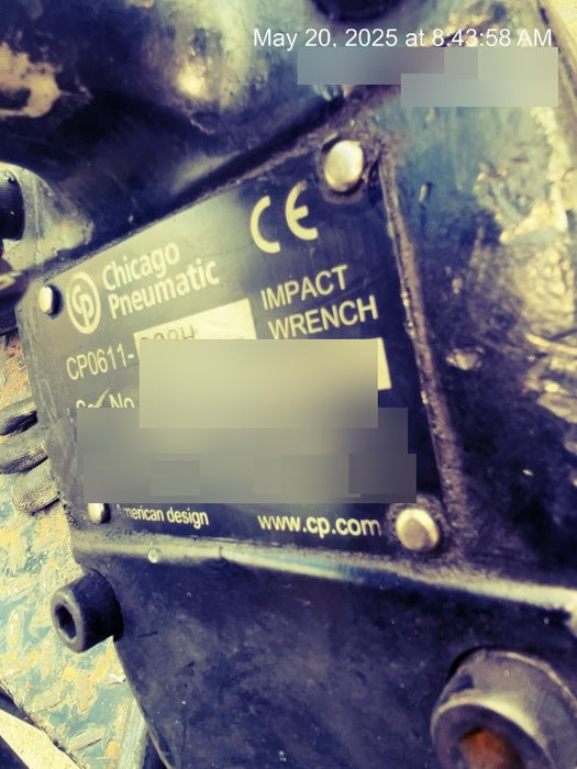 2019 CHICAGO PNEUMATIC CP0611