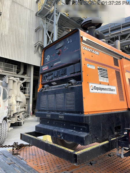 2021 Lincoln Electric Vantage 549X Ready Pak 3, ORANGE (includes trailer, cable rack, fender light kit)