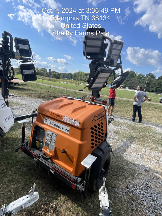 2023 Generac MLT2 Diesel, Flex Switch 120V Input, Powerzone Controller, 
(4) 320W LED Lights, 4kW Generator, 39.9 Gal Fuel Tank, 2" Ball, T3