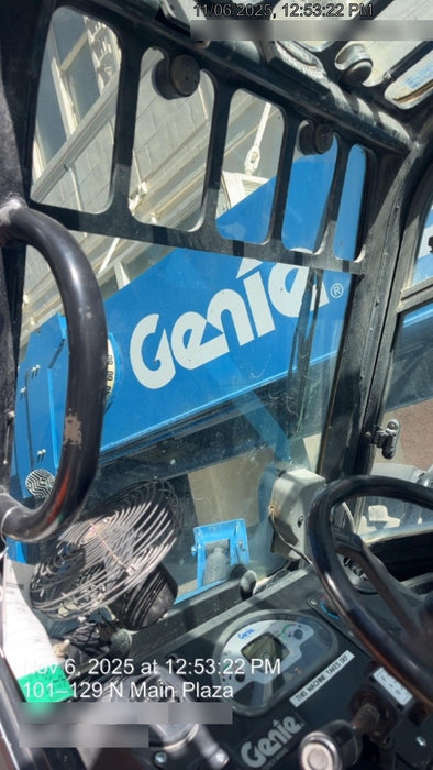 2018 Genie GTH-1056 GTH-1056 w/CAB, Solid Tires, Work Lights, 60" carriage/forks, cab mesh, beacon