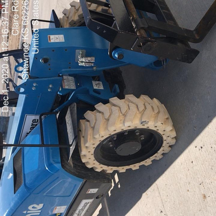 2020 Genie GTH-5519 Cab/Heat/Air, Solid Tires, Work Lights, Beacon, Aux Hydraulics, Back up Alarm