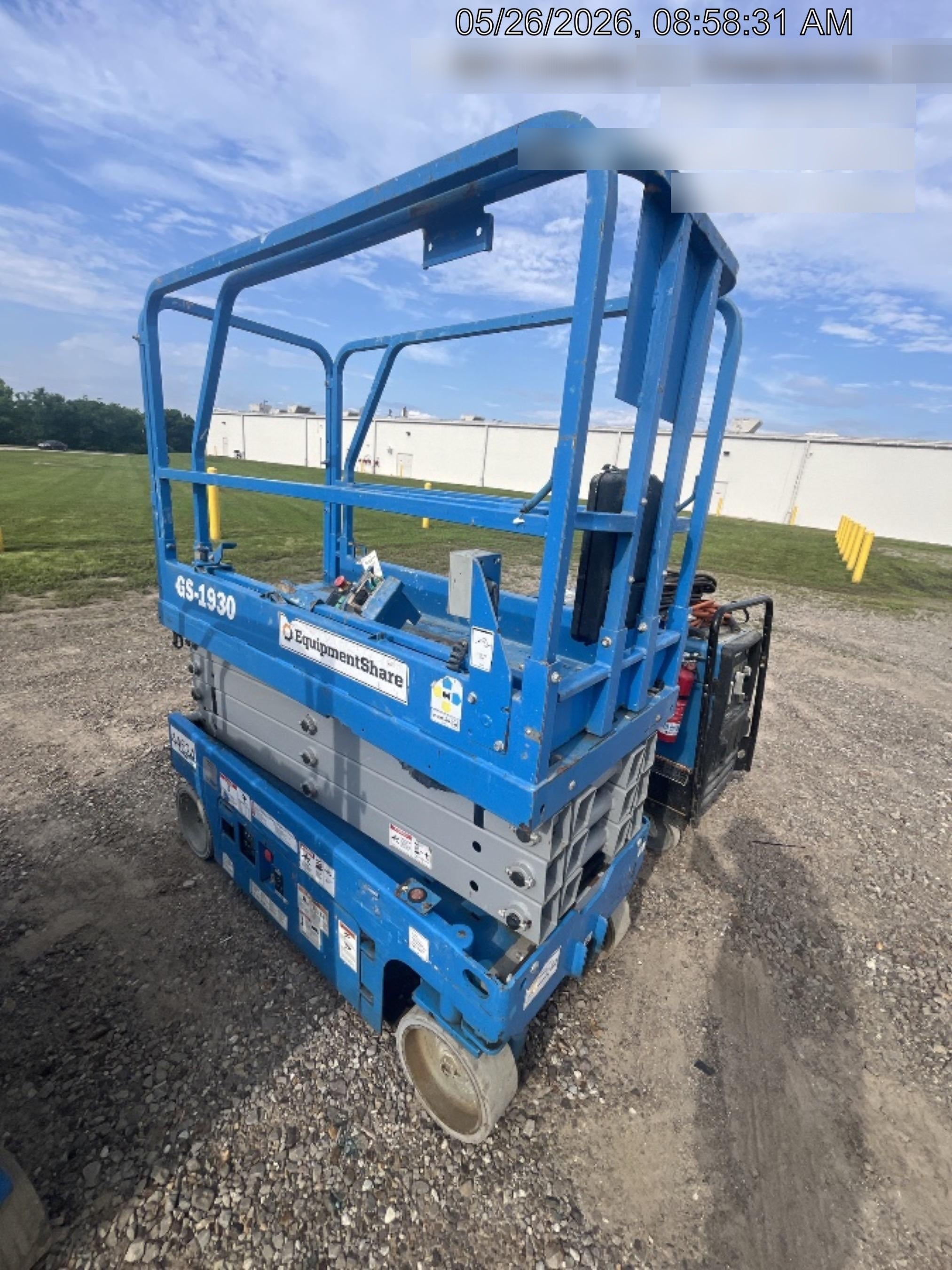 2019 Genie GS-1930 Fixed rails with chain Entry