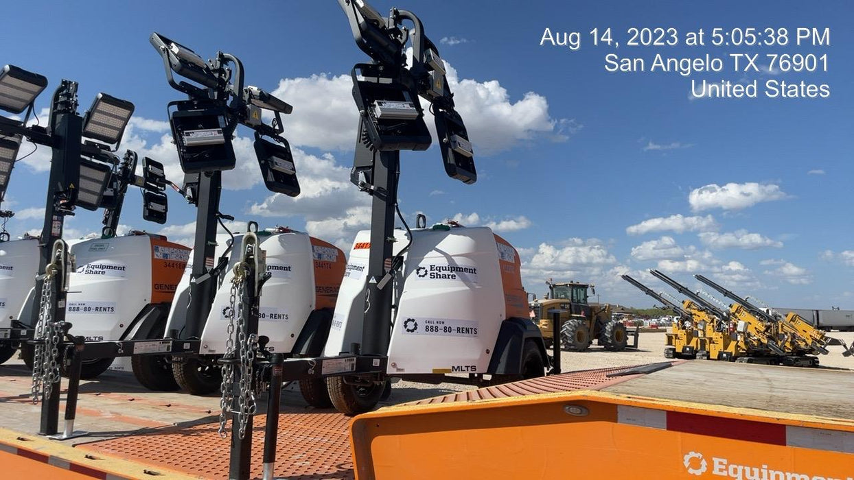 2023 Generac MLT2 Diesel, Flex Switch 120V Input, Powerzone Controller, (4) 320W LED Lights, 4kW Generator, 39.9 Gal Fuel Tank, 2" Ball, T3