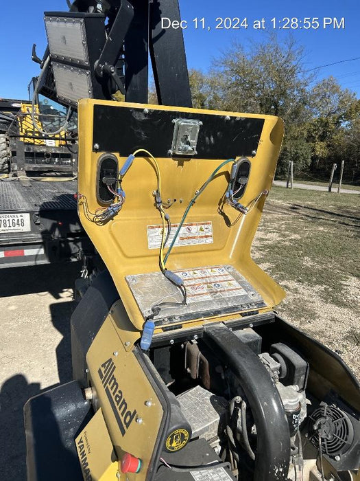 2022 Allmand NLV3GR (4) LED Light Fixture 350W, 23' Vertical Mast, 3kW Prime, Towable, ES Decals, T3