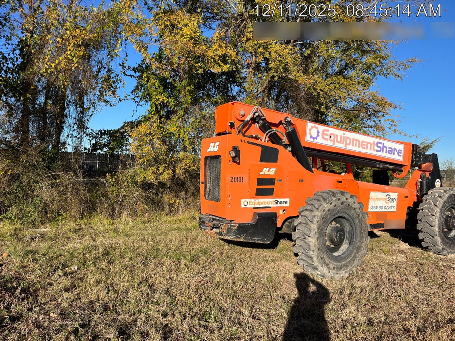 2018 Skytrak 10054 Skytrak 10054 10K Telehandler w/Open ROPS Solid Tires, LED Work Lights, Rotating Beacon, 60" Carriage/60" Forks