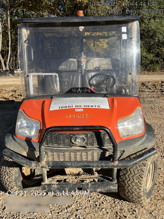 Kubota RTV-X1140W-H Plastic Canopy, Windshield Acrylic Clear, LED Strobe Light, Wire Harness Kit, Back up Alarm
