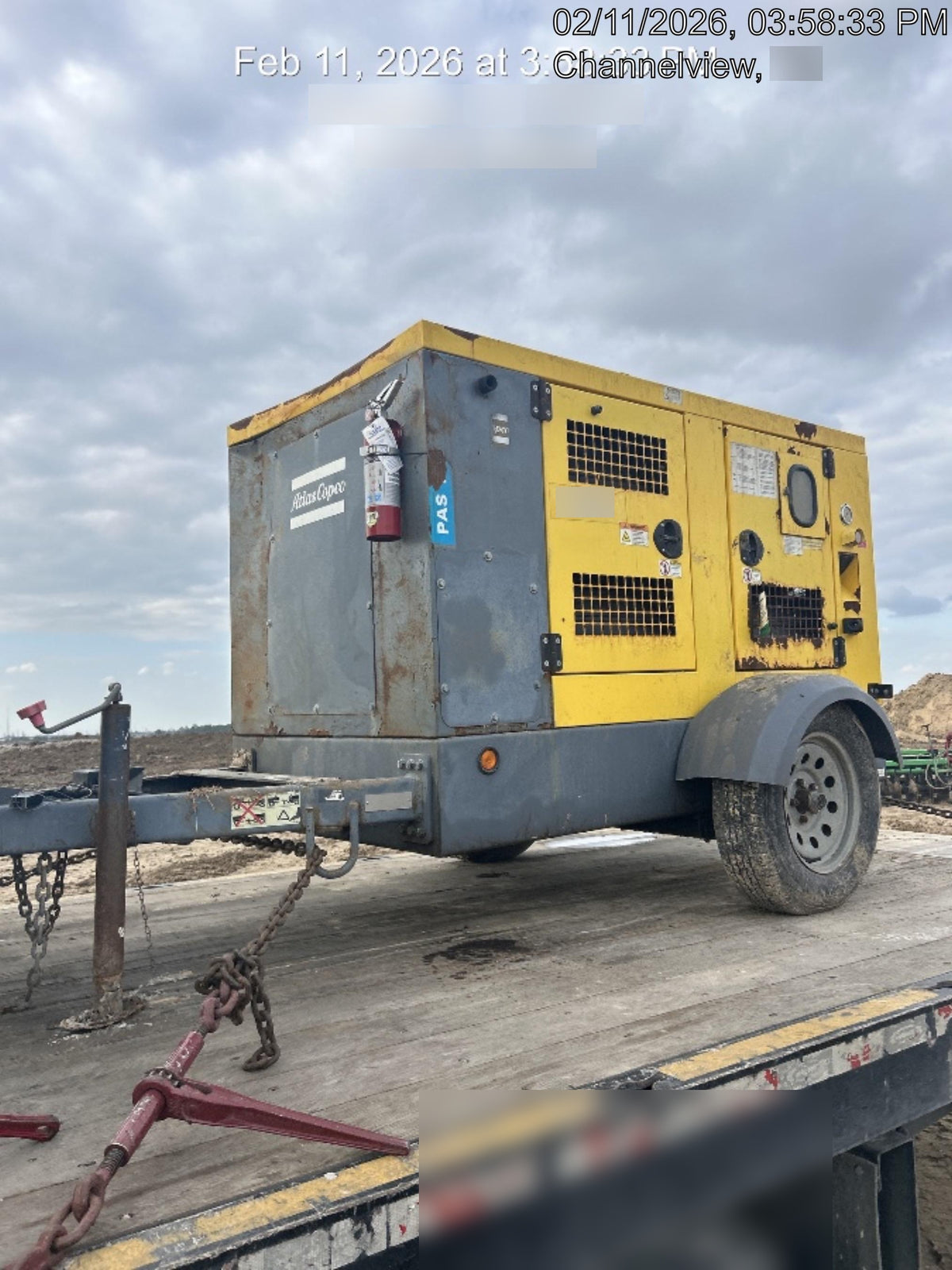 2020 ATLAS COPCO PAS 100 HF CS Enclosed