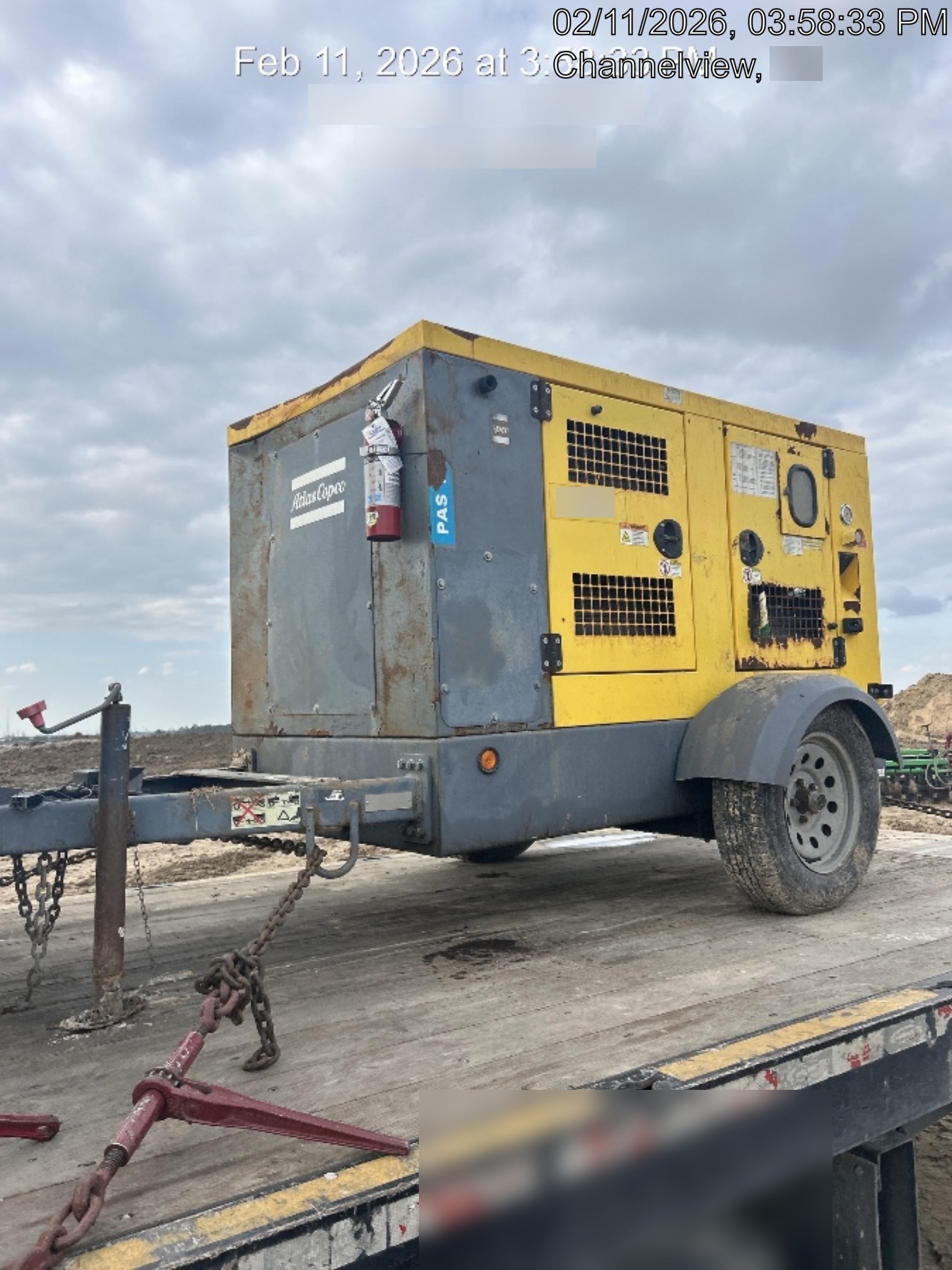 2020 ATLAS COPCO PAS 100 HF CS Enclosed