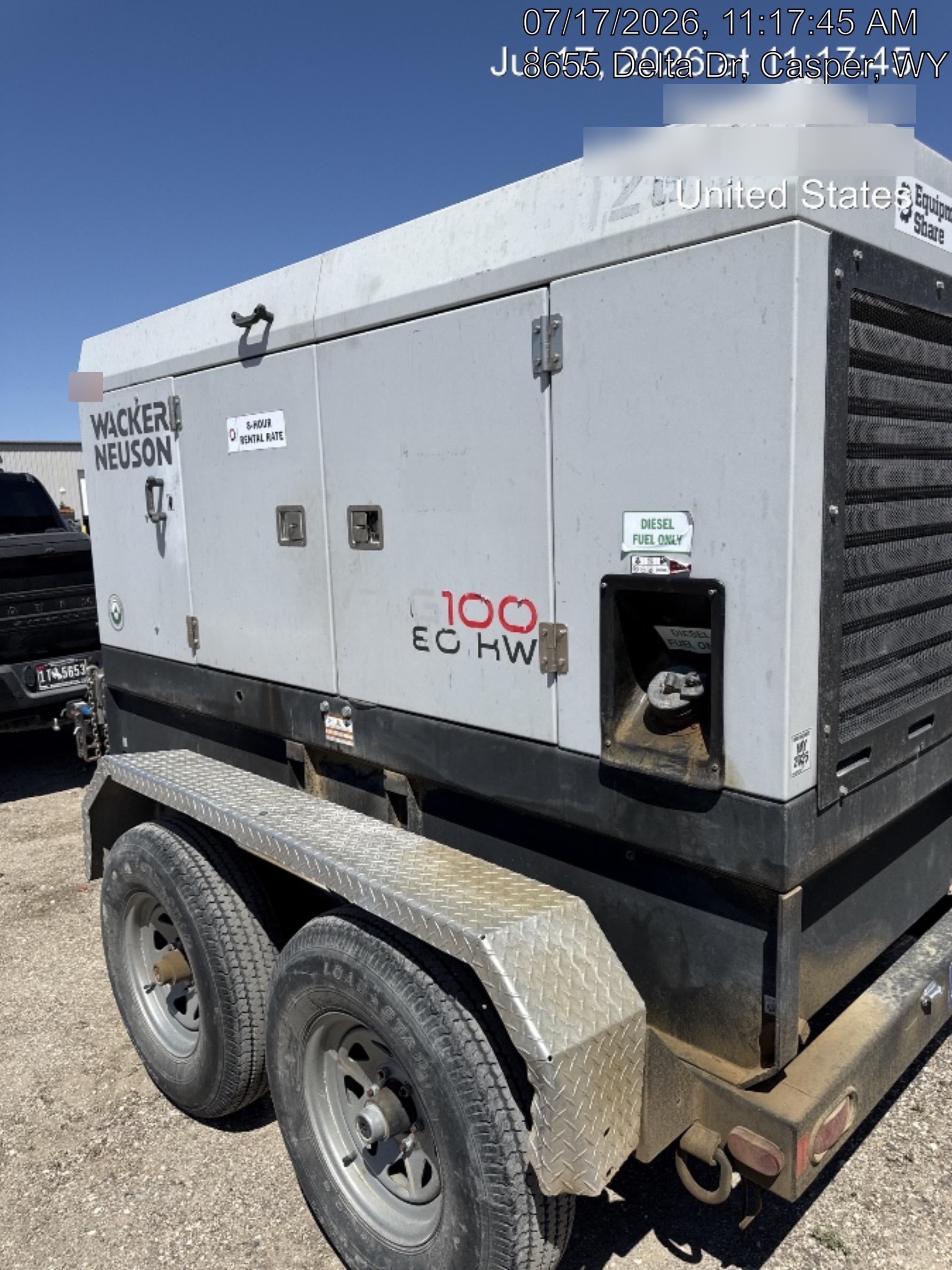 2018 WACKER NEUSON G100