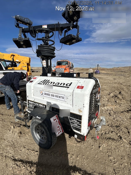 Allmand Bros. Night-Lite Pro II Allmand Night-Lite Pro II Allmand Night-Lite Pro II 8 kW Light Tower w/Kubota Engine, LED Light Package