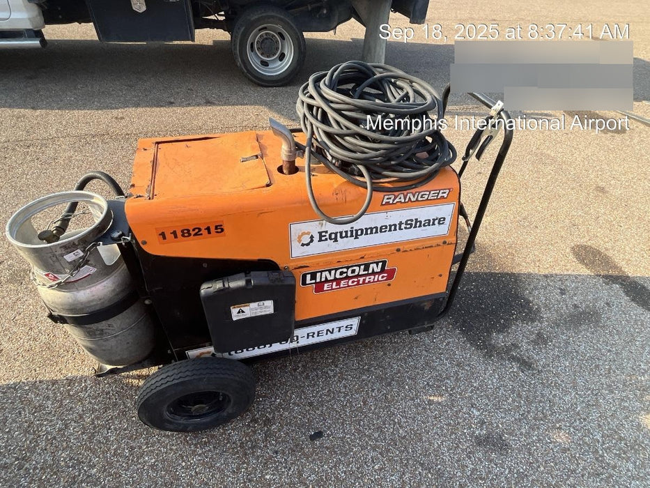 2020 Lincoln Electric Ranger 305 LPG Kohler Engine, One-Pak