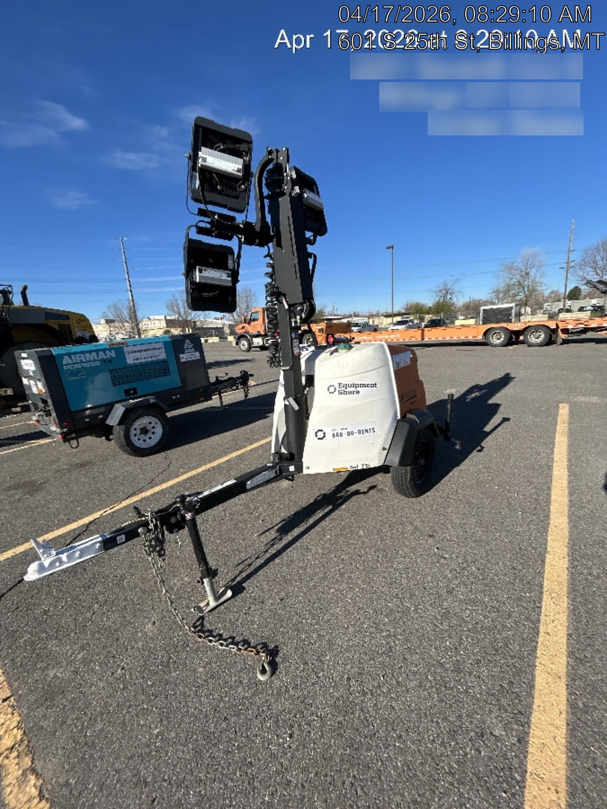2023 Generac MLT2 Diesel, Flex Switch 120V Input, Powerzone Controller, (4) 320W LED Lights, 4kW Generator, 39.9 Gal Fuel Tank, 2" Ball, T3