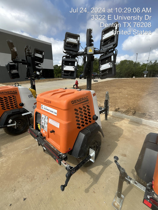 2024 Generac MLT2 Diesel, Flex Switch 120V Input, Powerzone Controller, 
(4) 320W LED Lights, 4kW Generator, 39.9 Gal Fuel Tank, 2" Ball, T3