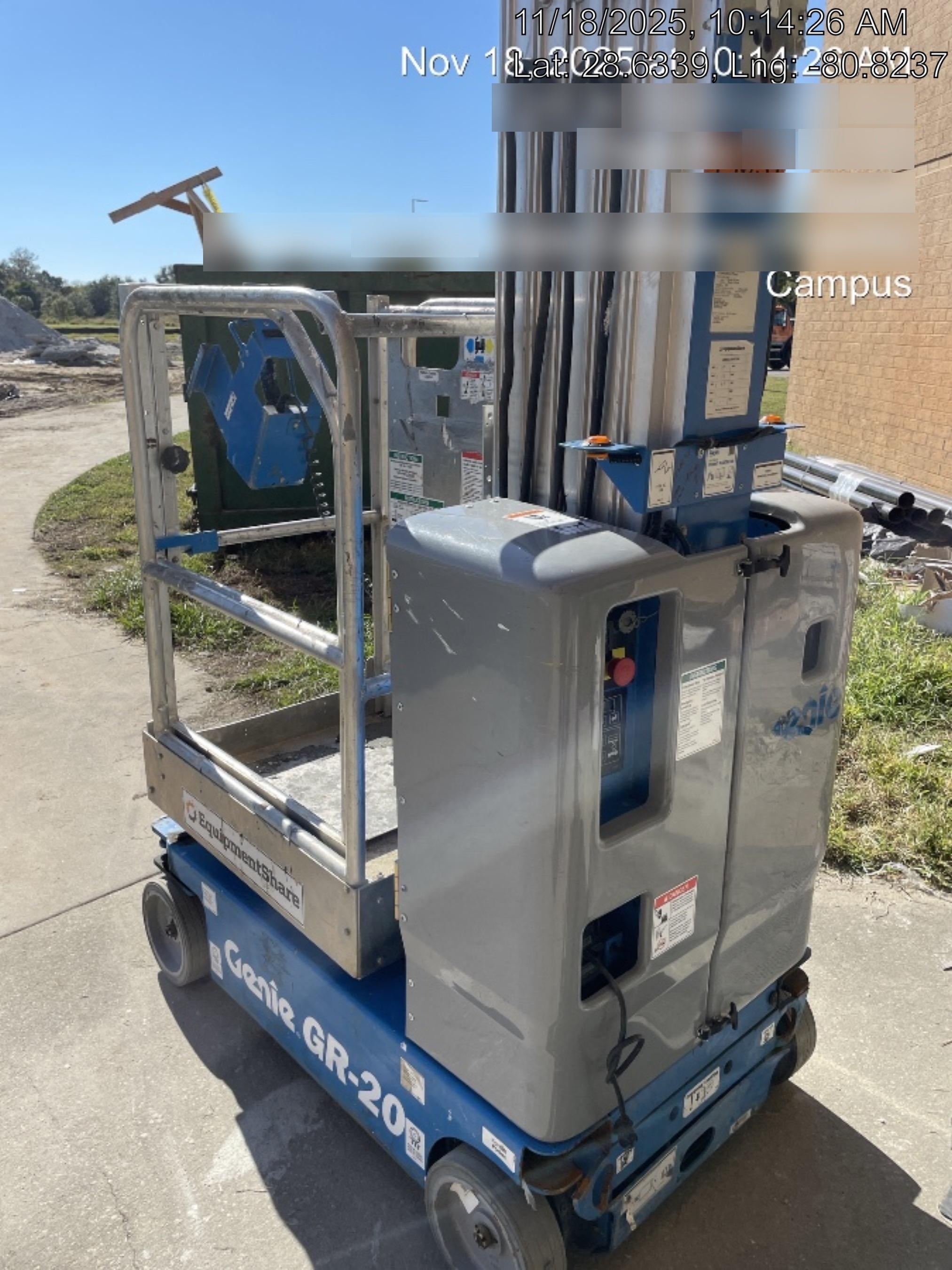 2019 GENIE GR-20
