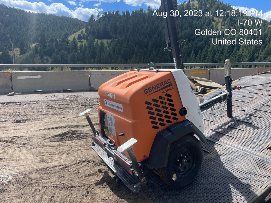 2023 Generac MLT2 Diesel, Flex Switch 120V Input, Powerzone Controller, (4) 320W LED Lights, 4kW Generator, 39.9 Gal Fuel Tank, 2" Ball, T3