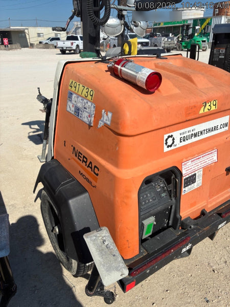 2025 Generac MLTS-4 Diesel, Mitsubishi L2E, 7.1 hp @1800 rpm, Flex Switch 120V Input, Powerzone Controller, (4) 320W LED Lights, 4kW Generator, 39.9 Gal Fuel Tank, 2" Ball, ES Decals