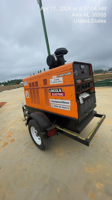 2021 Lincoln Electric Vantage 549X Ready Pak 3, ORANGE (includes trailer, cable rack, fender light kit)