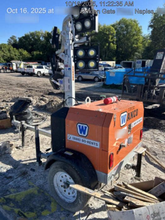 2023 Wanco WLTT-4MM4K Diesel, Deep Sea Controller, Shore Power Plug, Auto Start, (4) 350W LED Floodlights, 4kW Generator, 60 Gal Fuel Tank, 2" Ball, T3