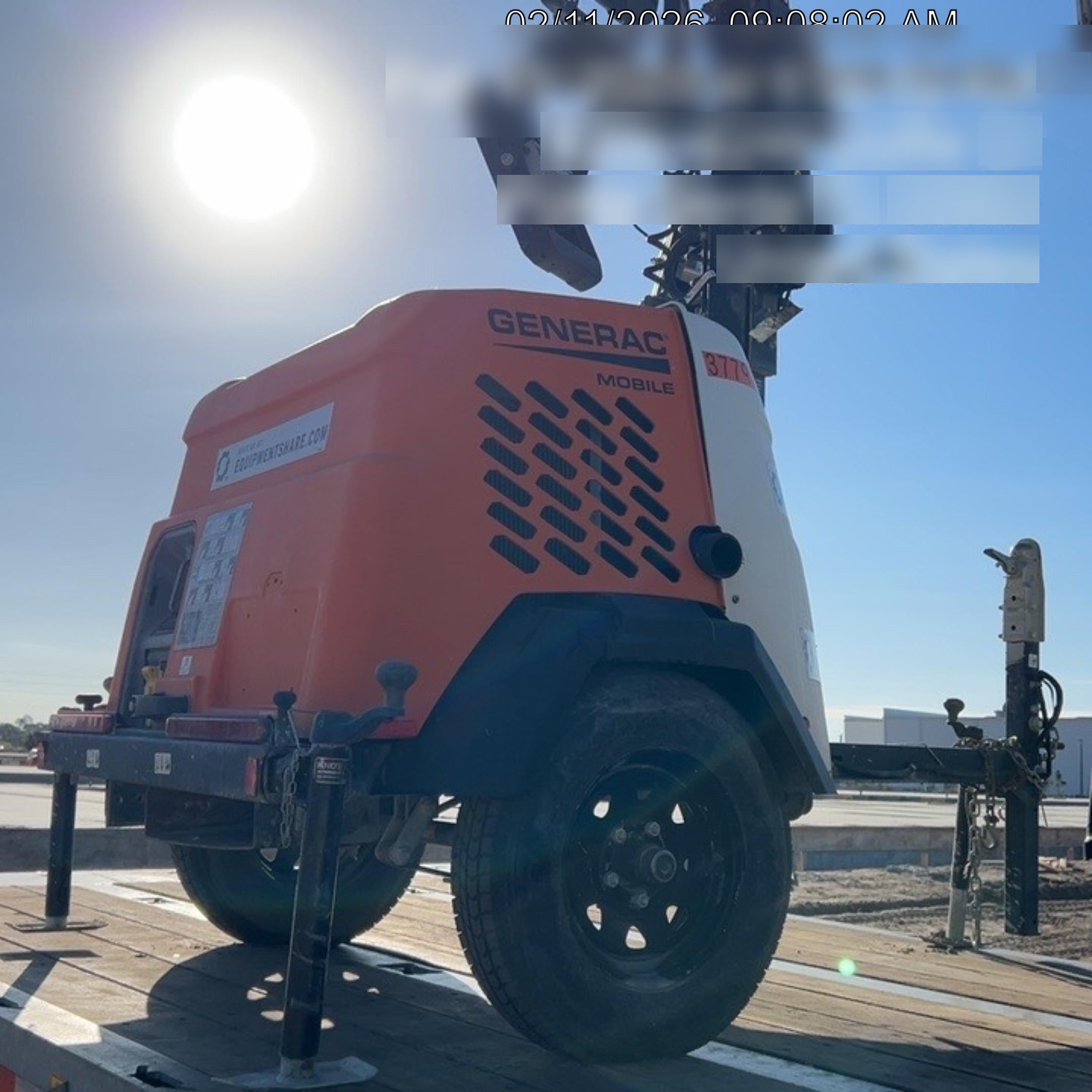 2023 Generac MLT2 Diesel, Flex Switch 120V Input, Powerzone Controller, 
(4) 320W LED Lights, 4kW Generator, 39.9 Gal Fuel Tank, 2" Ball, T3