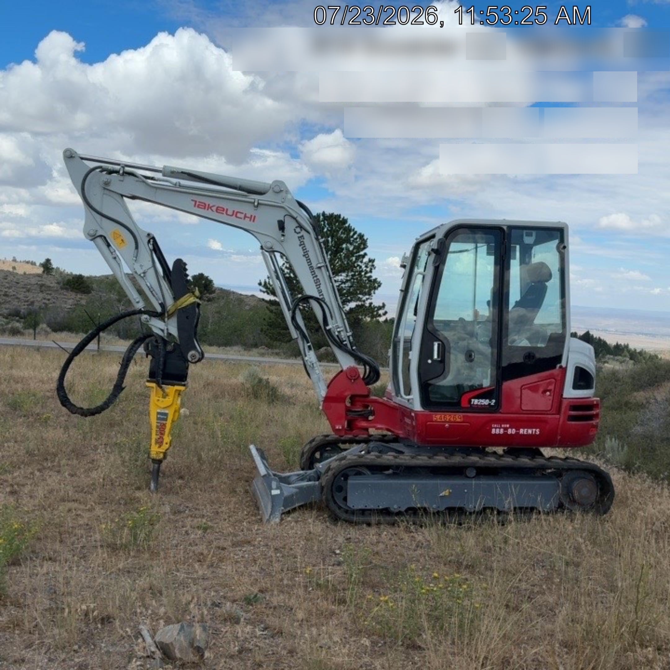 2025 TAKEUCHI TB250-2CR