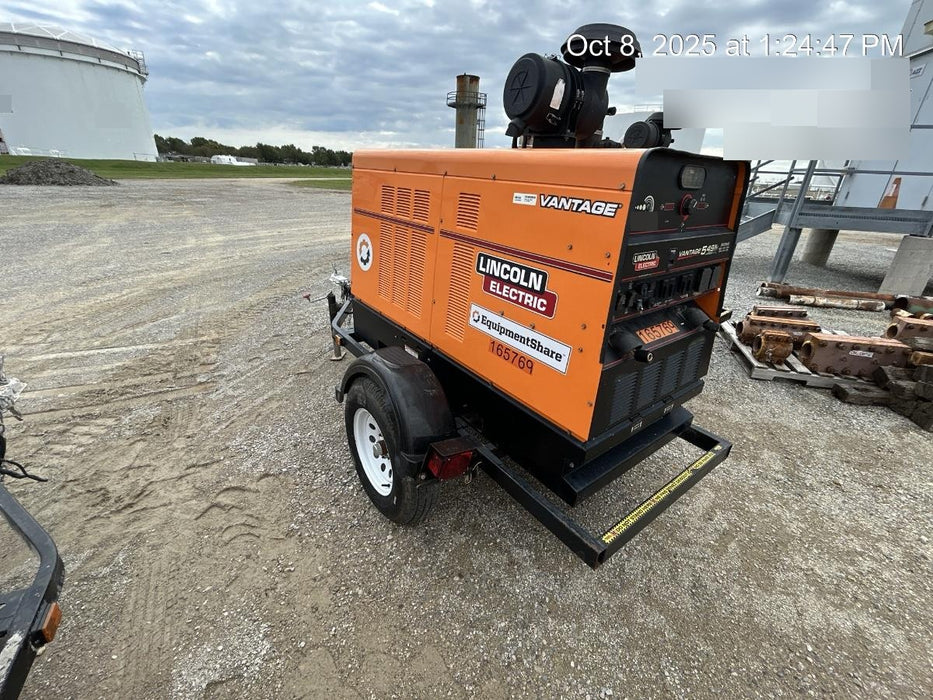 2021 Lincoln Electric Vantage 549X Ready Pak 3, ORANGE (includes trailer, cable rack, fender light kit)