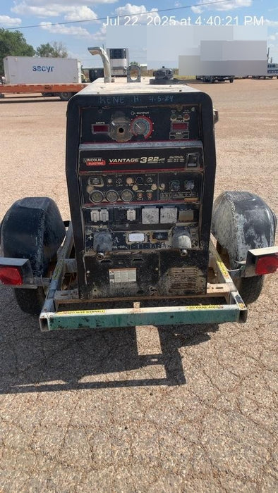 Lincoln Electric Vantage 322 Lincoln Vantage 322 Welder Ready Pak 3 - Vantage 322, Trailer