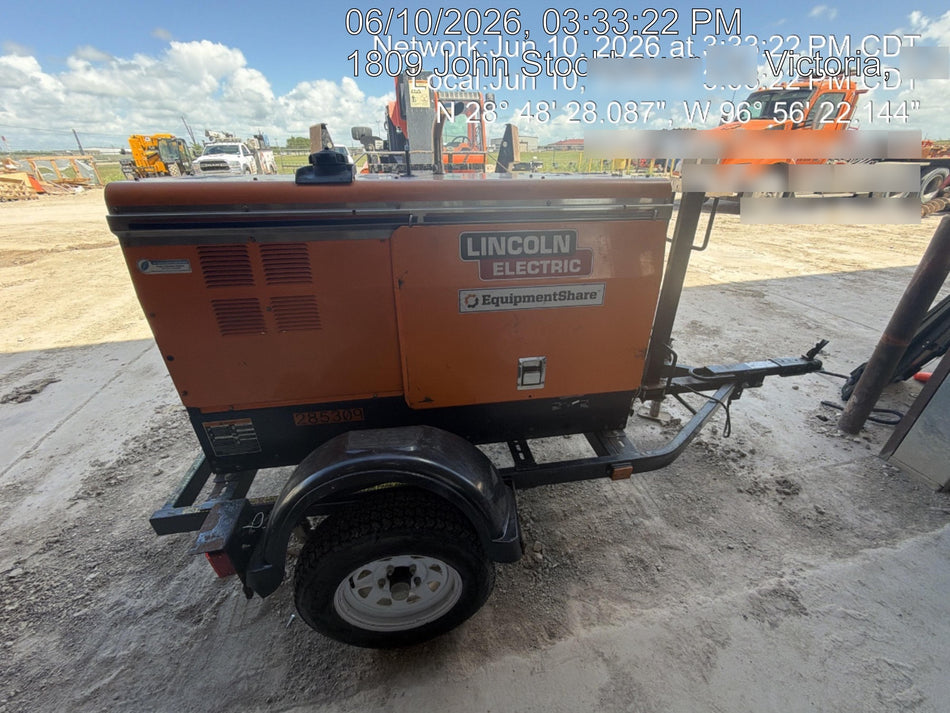 2022 Lincoln Electric LE400 Kubota V1505, Trlr, Cable Rack, Light Kit, ES Decals, T3
