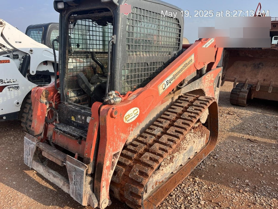 2019 Kubota SVL95-2S Cab/Heat/Air, Standard Tracks, Standard Flow, Hydraulic QC 80" HD w/ Smooth Cutting Edge