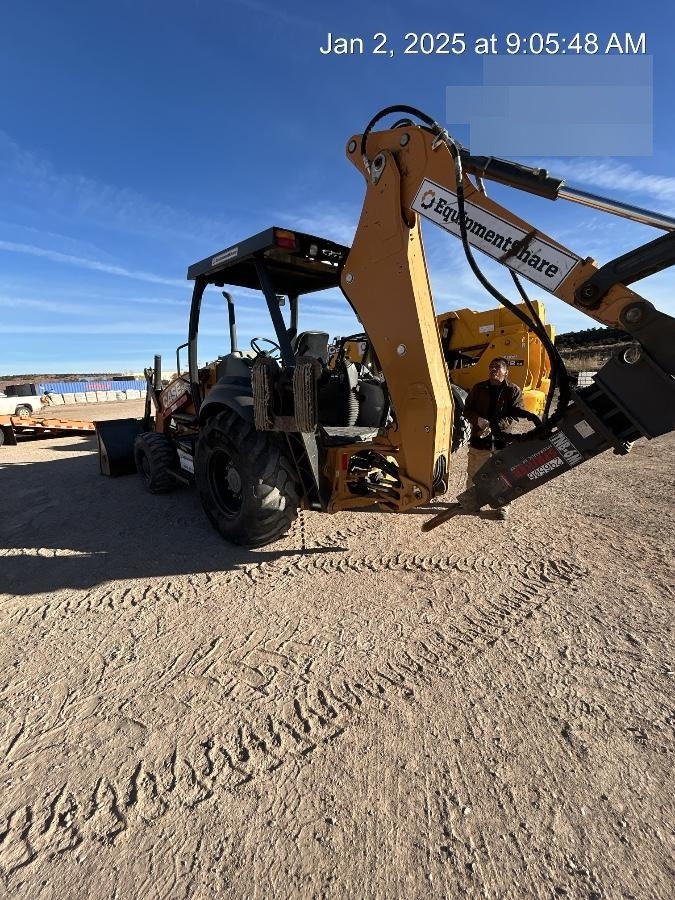 2020 Case 580N EP Canopy, 4WD, Standard Stick, Pilot Controls, 1 Way Hydraulics, Ride Control, TAG Manual QC