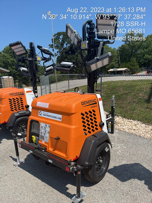 2023 Generac MLT2 Diesel, Flex Switch 120V Input, Powerzone Controller, (4) 320W LED Lights, 4kW Generator, 39.9 Gal Fuel Tank, 2" Ball, T3