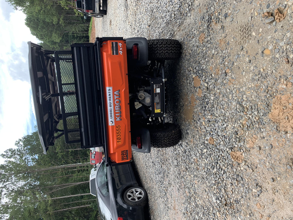 2020 Kubota RTV-X1140W-H 4WD utility cart -LED strobe -Windshield tempered glass -Plastic canopy -Wire harness kit -Backup alarm