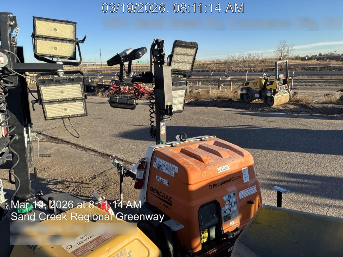 2024 Generac MLT2 Diesel, Flex Switch 120V Input, Powerzone Controller, 
(4) 320W LED Lights, 4kW Generator, 39.9 Gal Fuel Tank, 2" Ball, T3